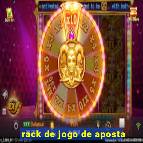 rack de jogo de aposta